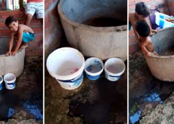 Em pleno B-R-O-Bró, moradores sofrem com falta d'água há 1 mês na zona rural de Teresina